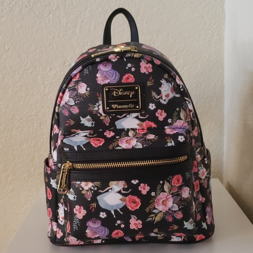 Disney loungefly Alice in wonderland backpack